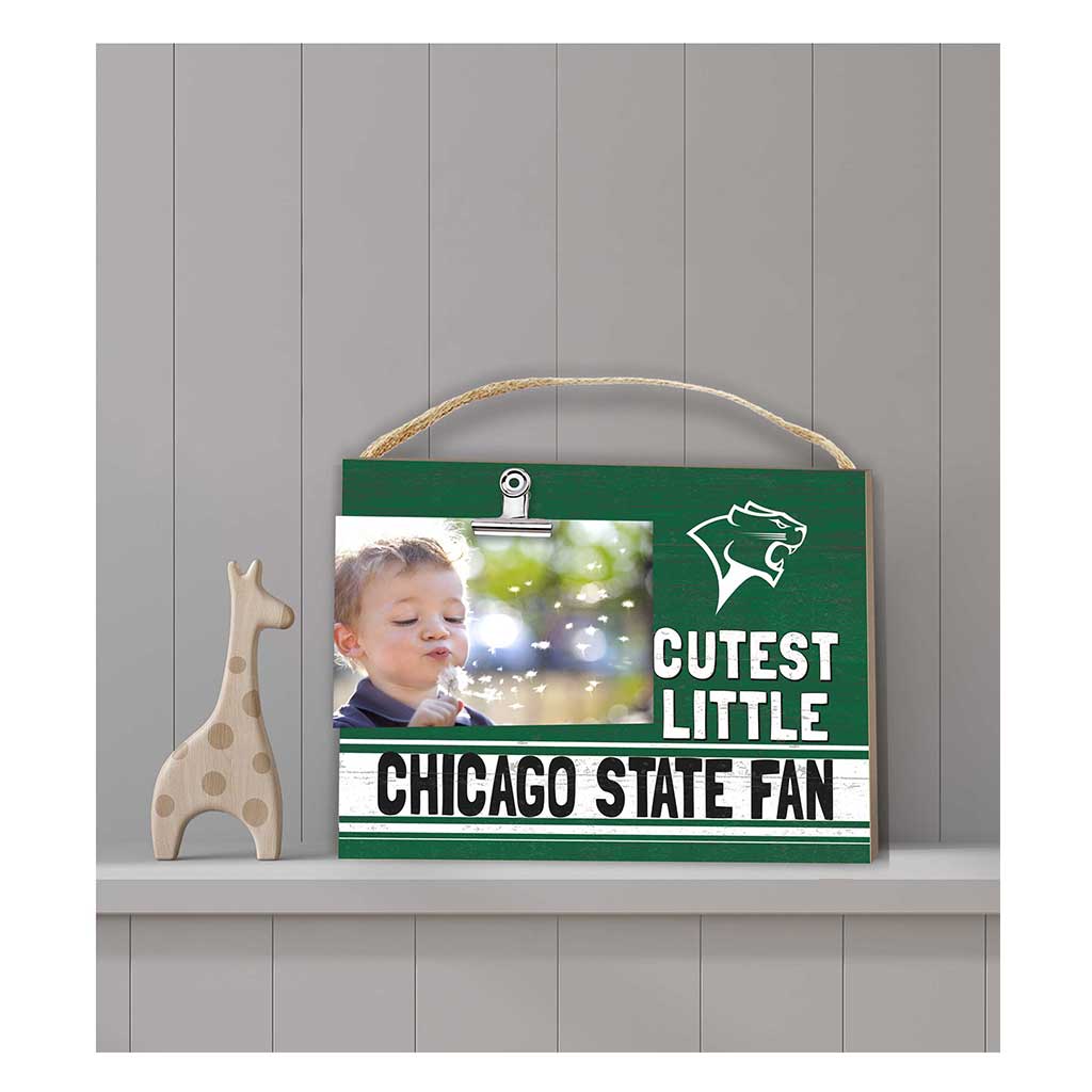 Cutest Little Colored Logo Clip Photo Frame Chicago State Cougars