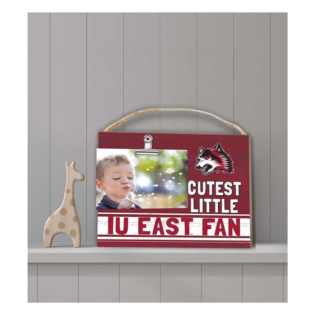 Cutest Little Team Logo Clip Photo Frame Indiana University East Red Wolves