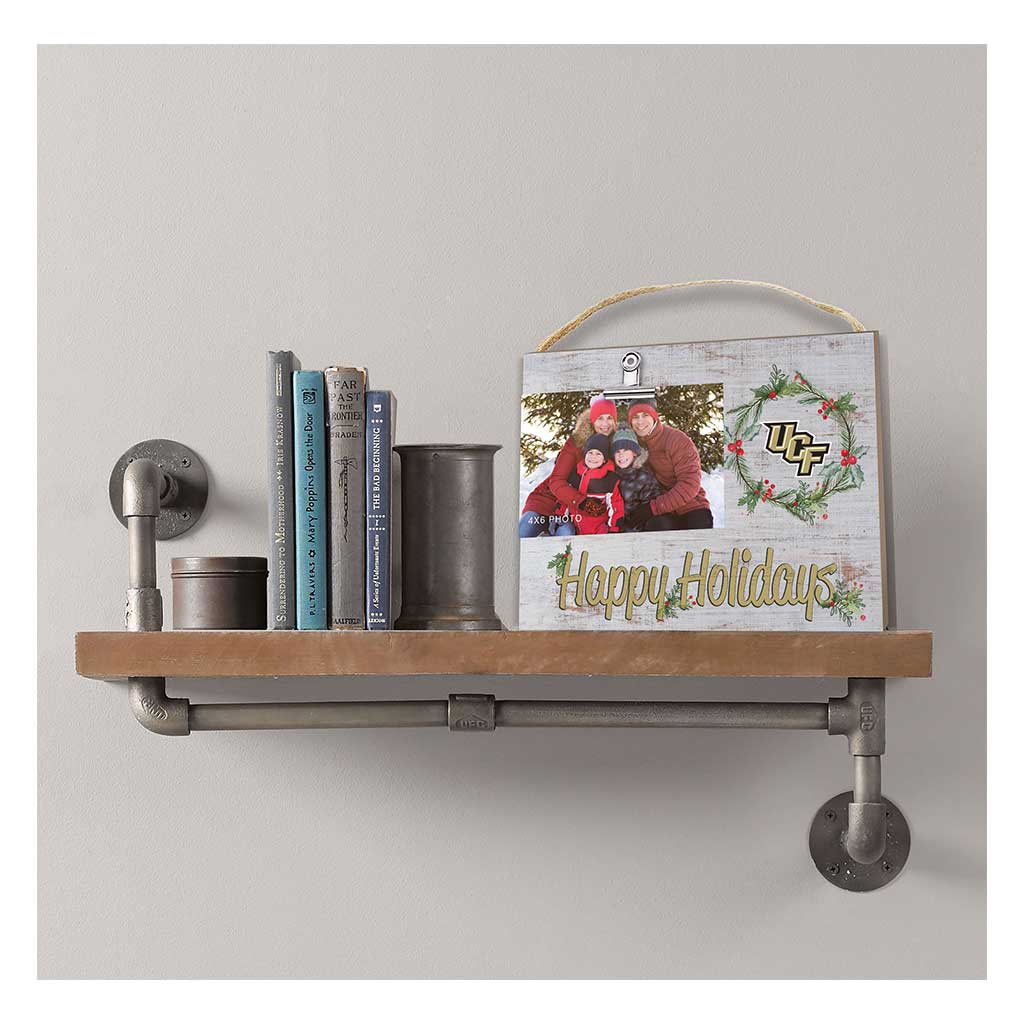 Happy Holidays Clip It Photo Frame Central Florida Knights