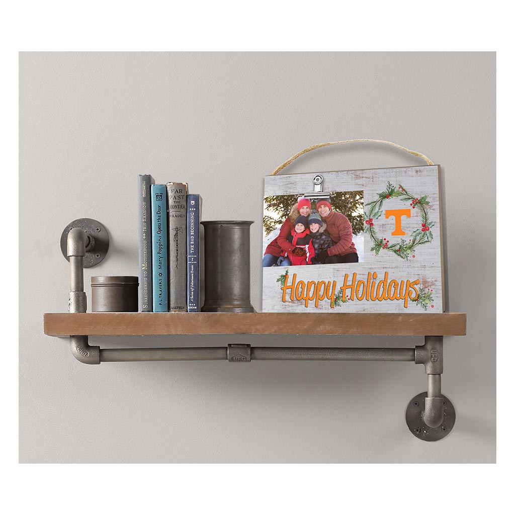 Happy Holidays Clip It Photo Frame Tennessee Volunteers