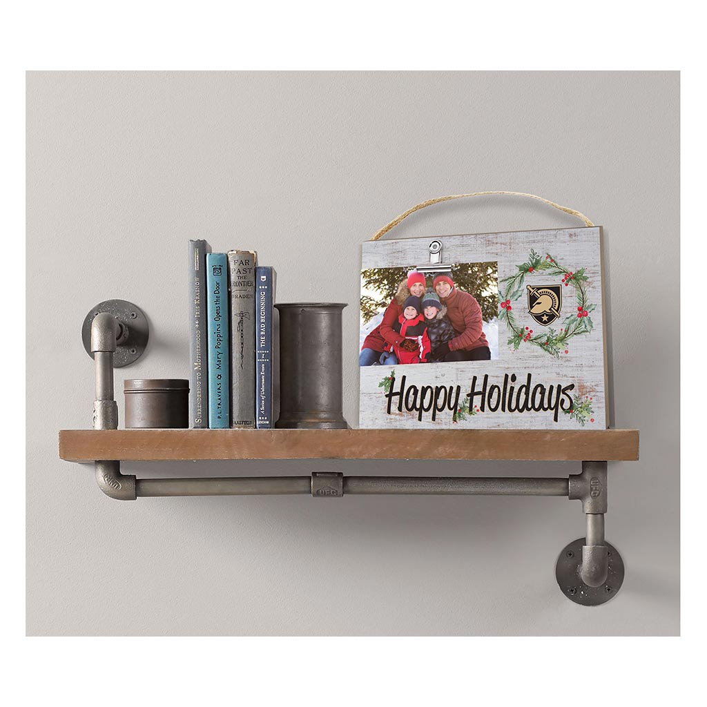 Happy Holidays Clip It Photo Frame West Point Black Knights