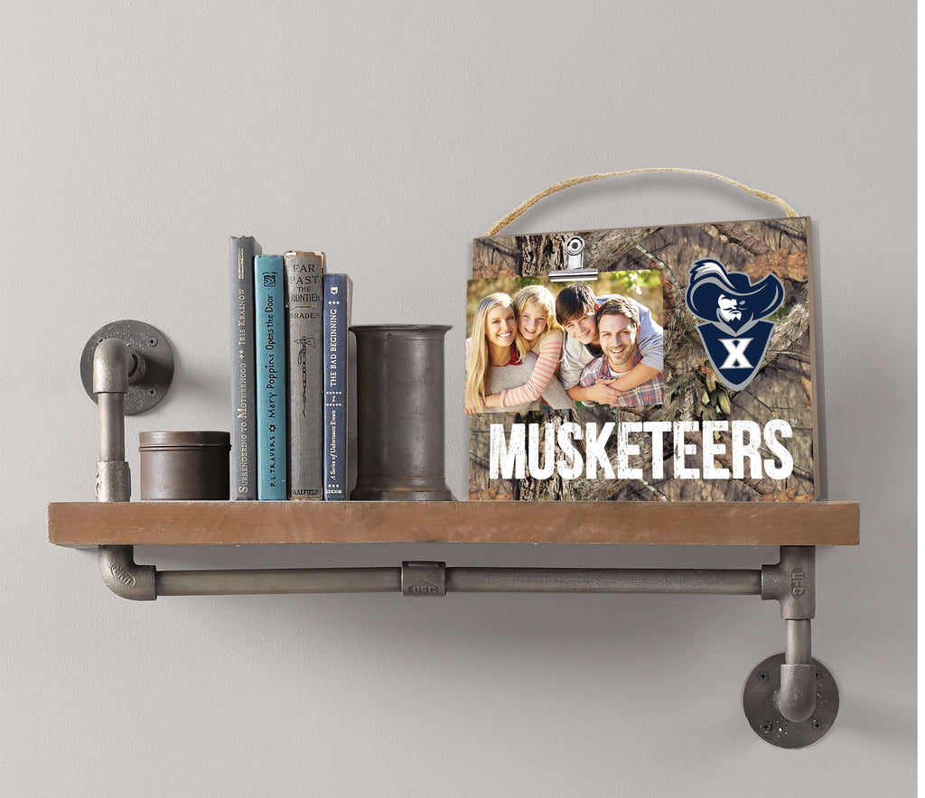 Clip It Mossy Oak With Logo Photo Frame Xavier Ohio Musketeers