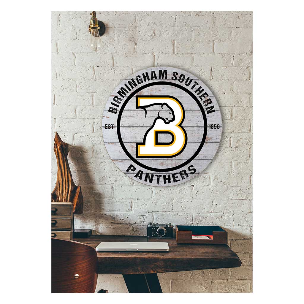 20x20 Weathered Circle Birmingham Southern College Panthers