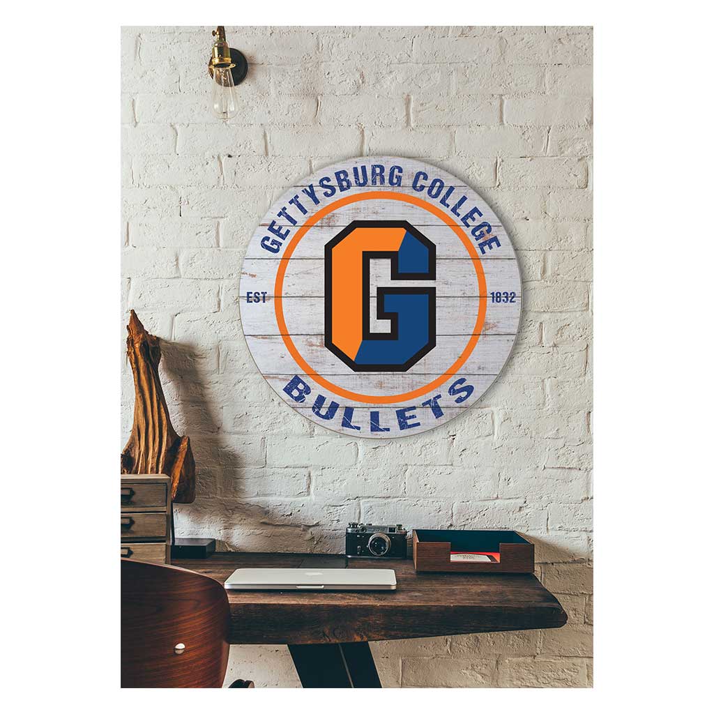 20x20 Weathered Circle Gettysburg College Bullets