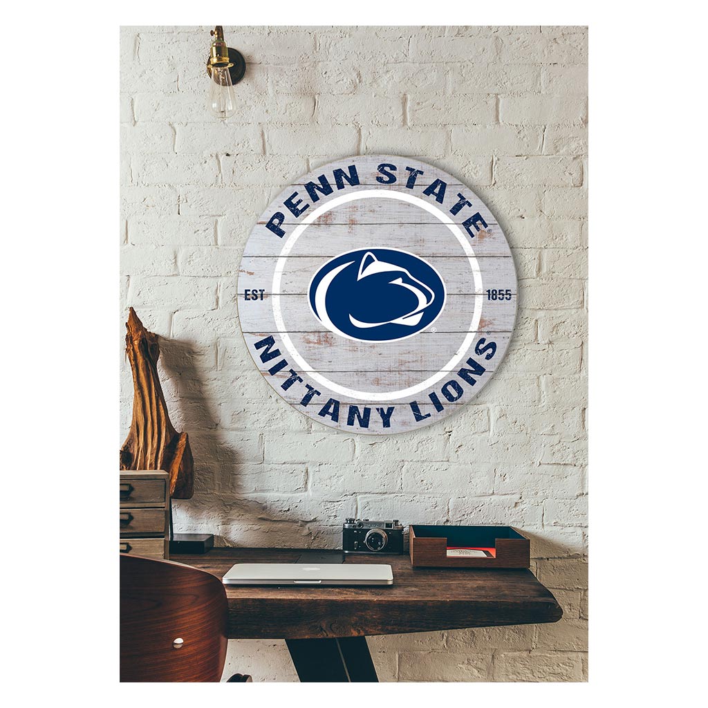 20x20 Weathered Circle Penn State Nittany Lions