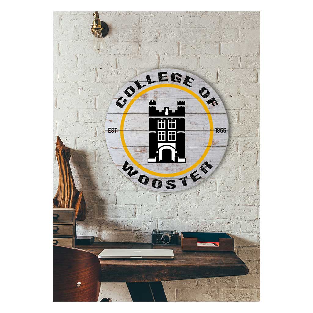 20x20 Weathered Circle College of Wooster Fighting Scots