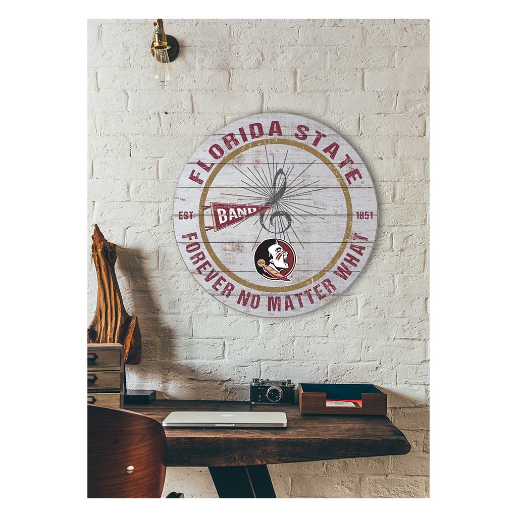 20x20 Throwback Weathered Circle Florida State Seminoles Band