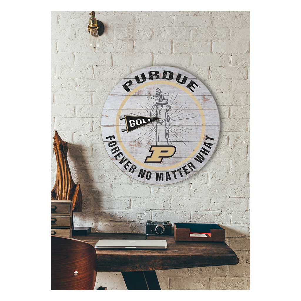 20x20 Throwback Weathered Circle Purdue Boilermakers Golf