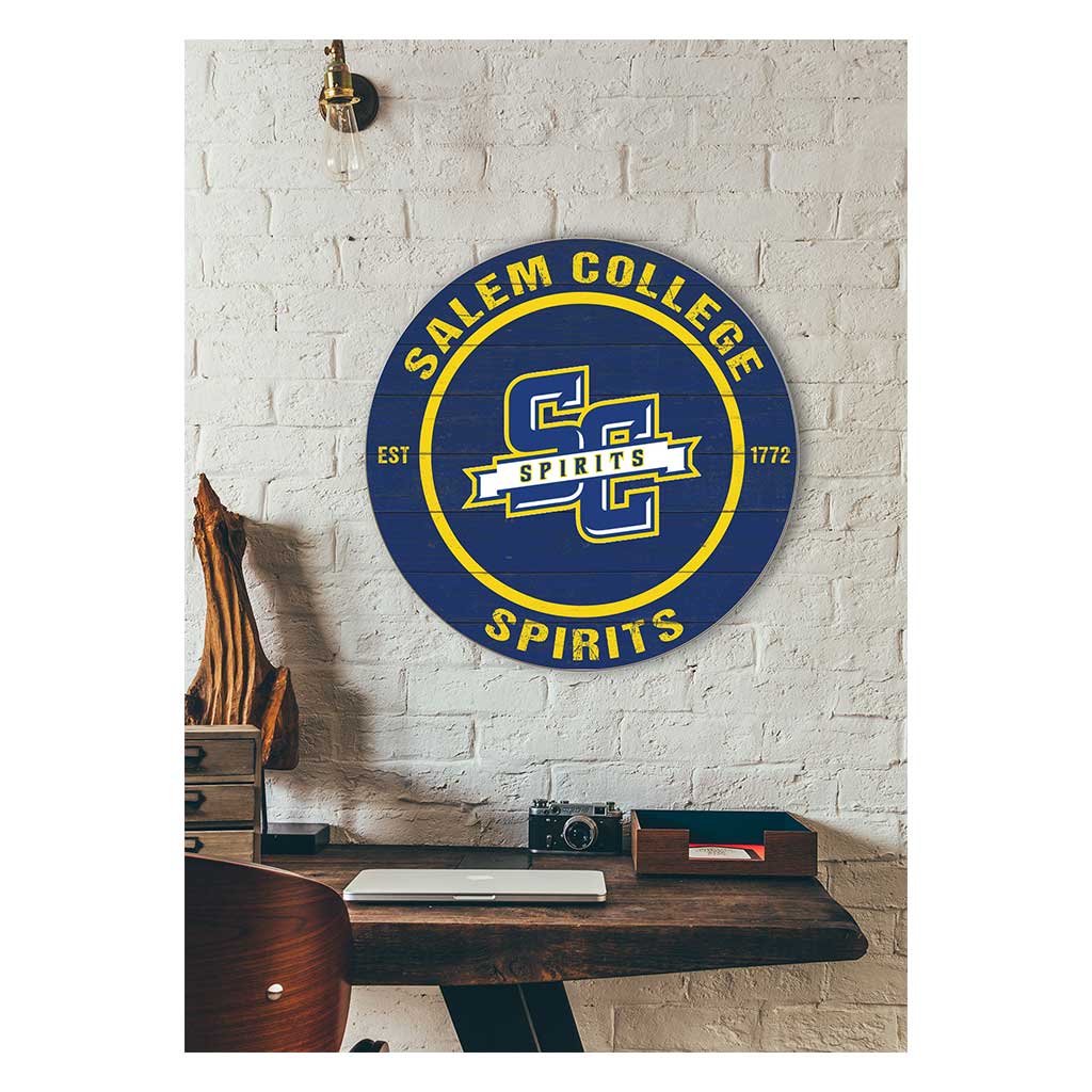 20x20 Weathered Colored Circle Salem Academy & College Spirits