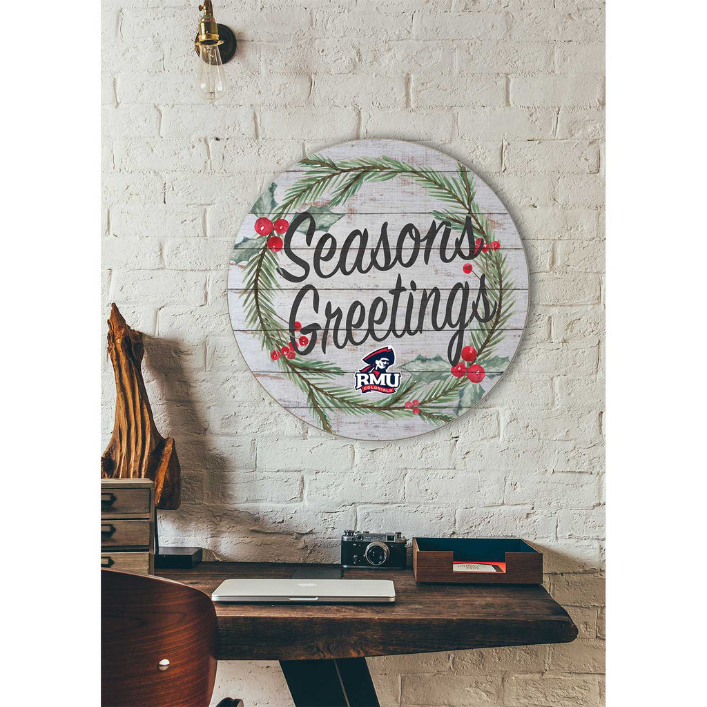 20x20 Weathered Seasons Greetings Robert Morris University