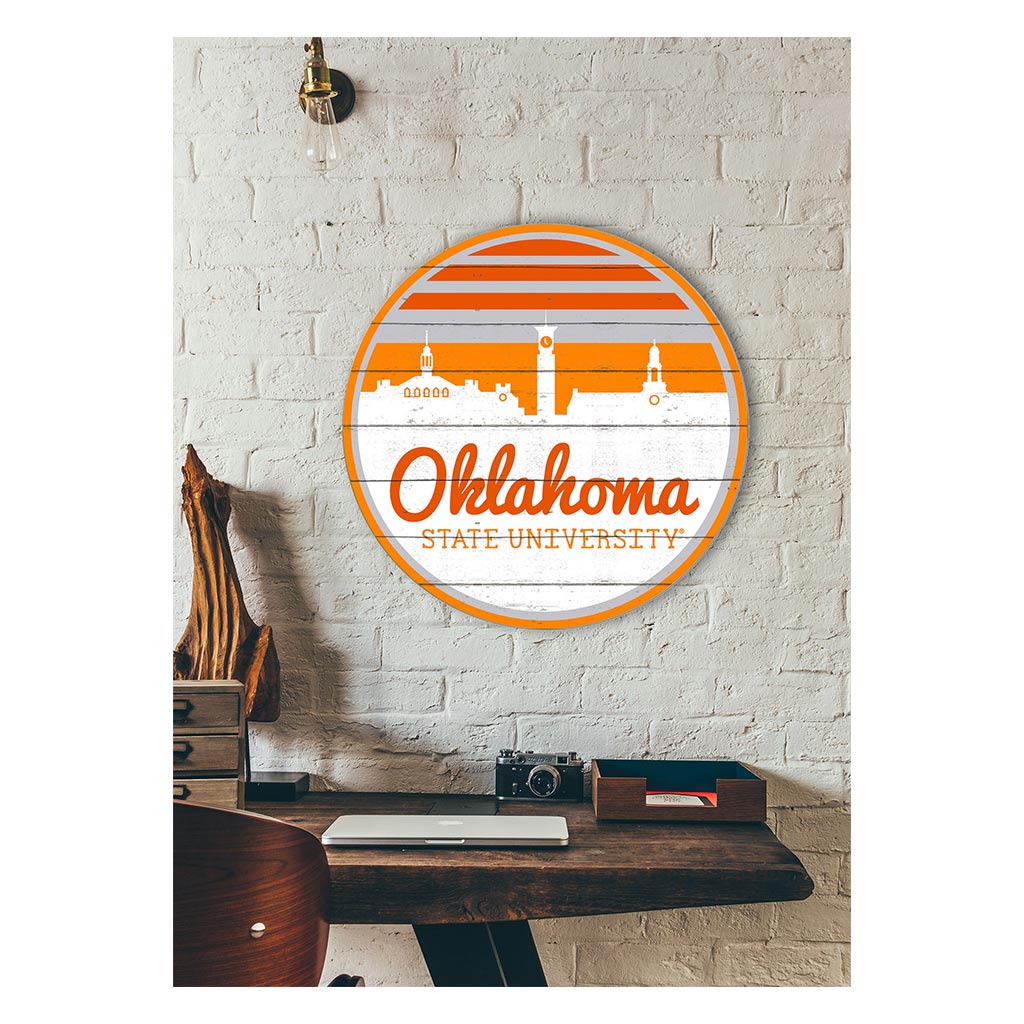 20x20 UScape Skyline Oklahoma State Cowboys