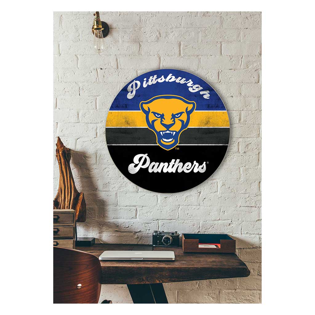 20x20 Circle Retro Multi Color Pittsburgh Panthers