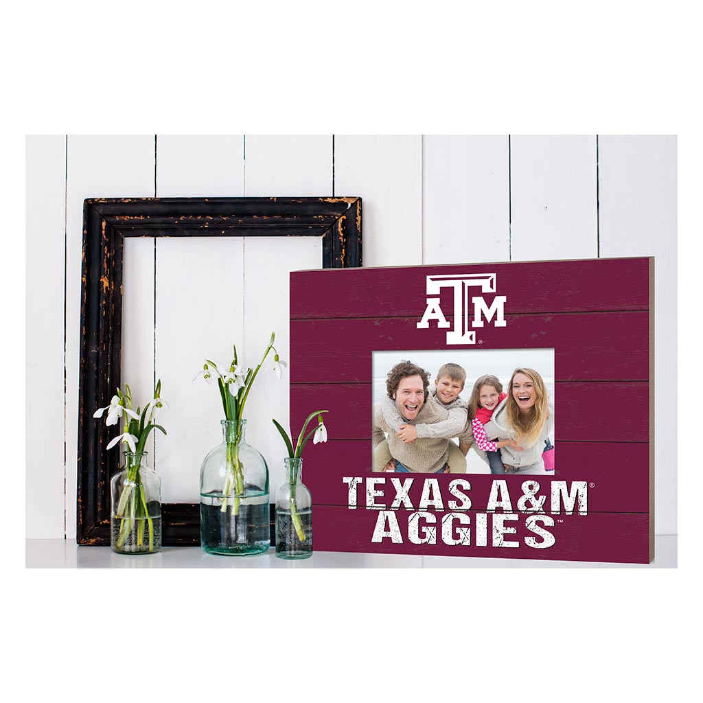Team Spirit Slat Colored Frame With Logo Texas A&M Aggies - Special
