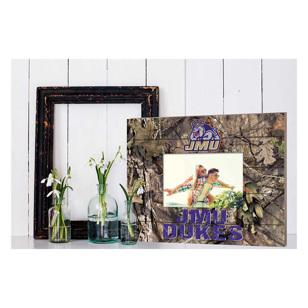 Mossy Oak Slat Frame With Logo James Madison Dukes