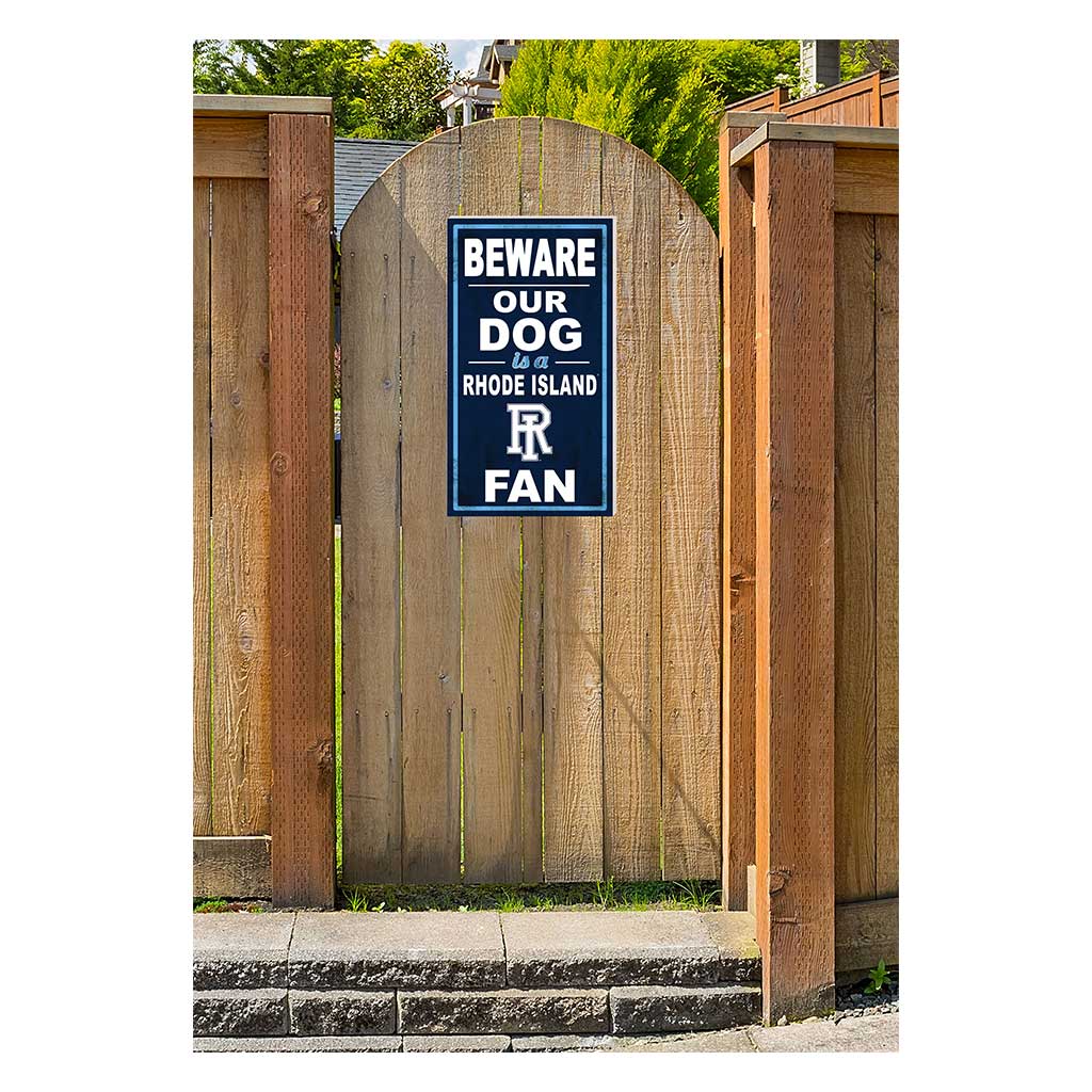 11x20 Indoor Outdoor Sign BEWARE of Dog Rhode Island Rams