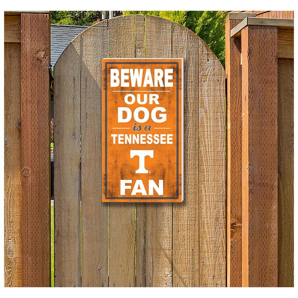 11x20 Indoor Outdoor Sign BEWARE of Dog Tennessee Volunteers