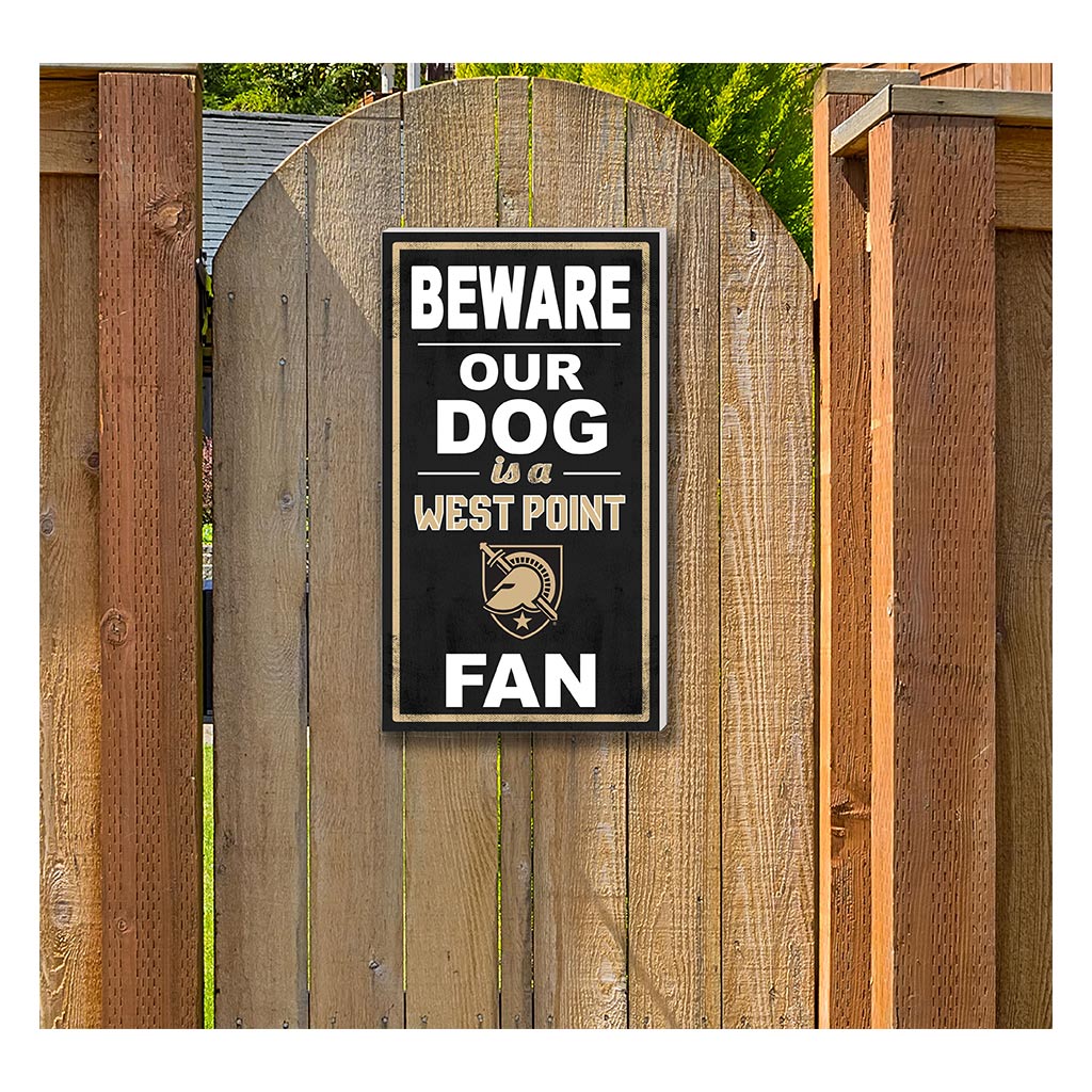 11x20 Indoor Outdoor Sign BEWARE of Dog West Point Black Knights