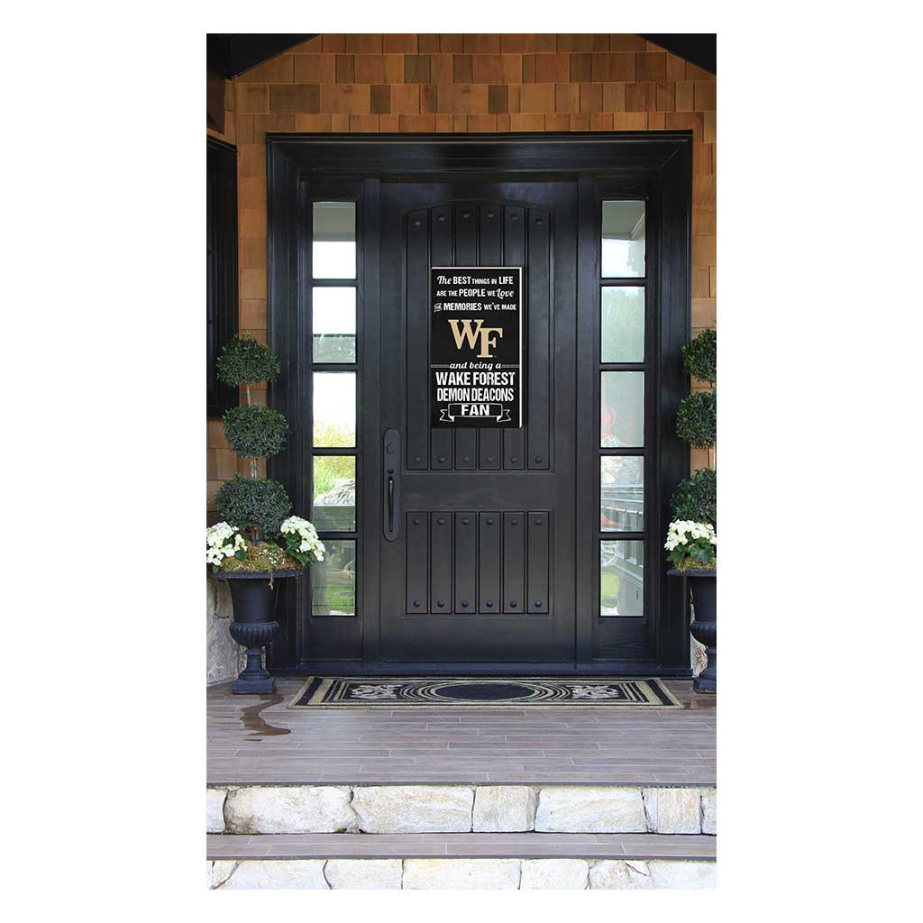 11x20 Indoor Outdoor Sign The Best Things Wake Forest Demon Deacons