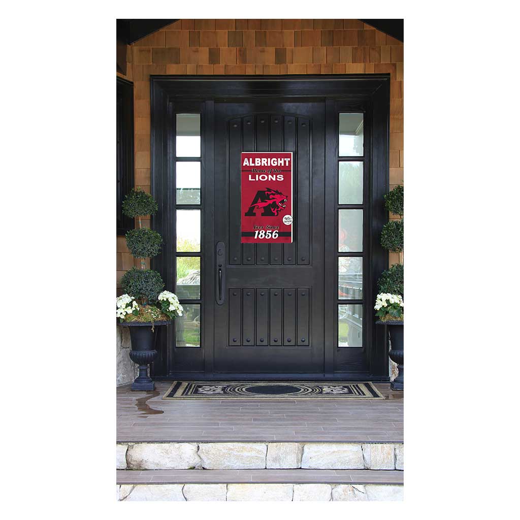 11x20 Indoor Outdoor Sign Home of the Albright College Lions