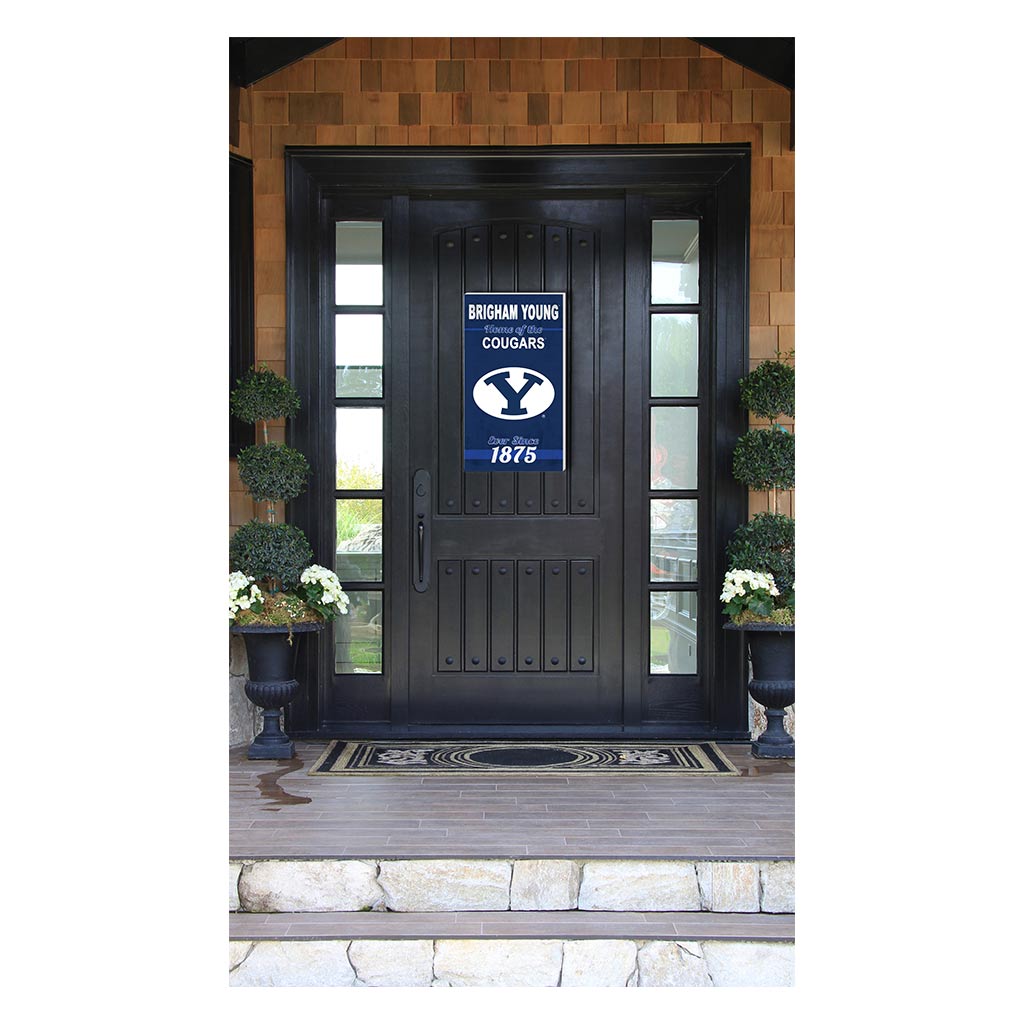 11x20 Indoor Outdoor Sign Home of the Brigham Young Cougars