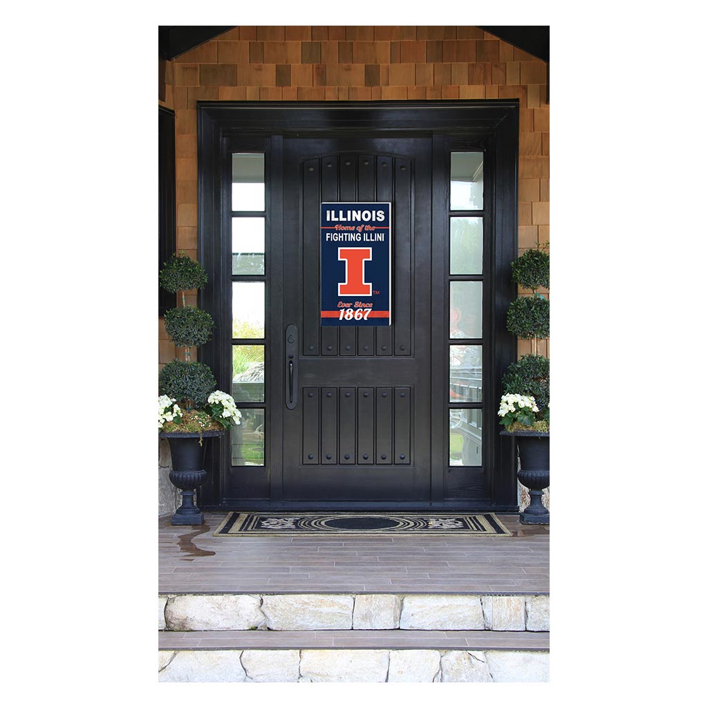 11x20 Indoor Outdoor Sign Home of the Illinois Fighting Illini