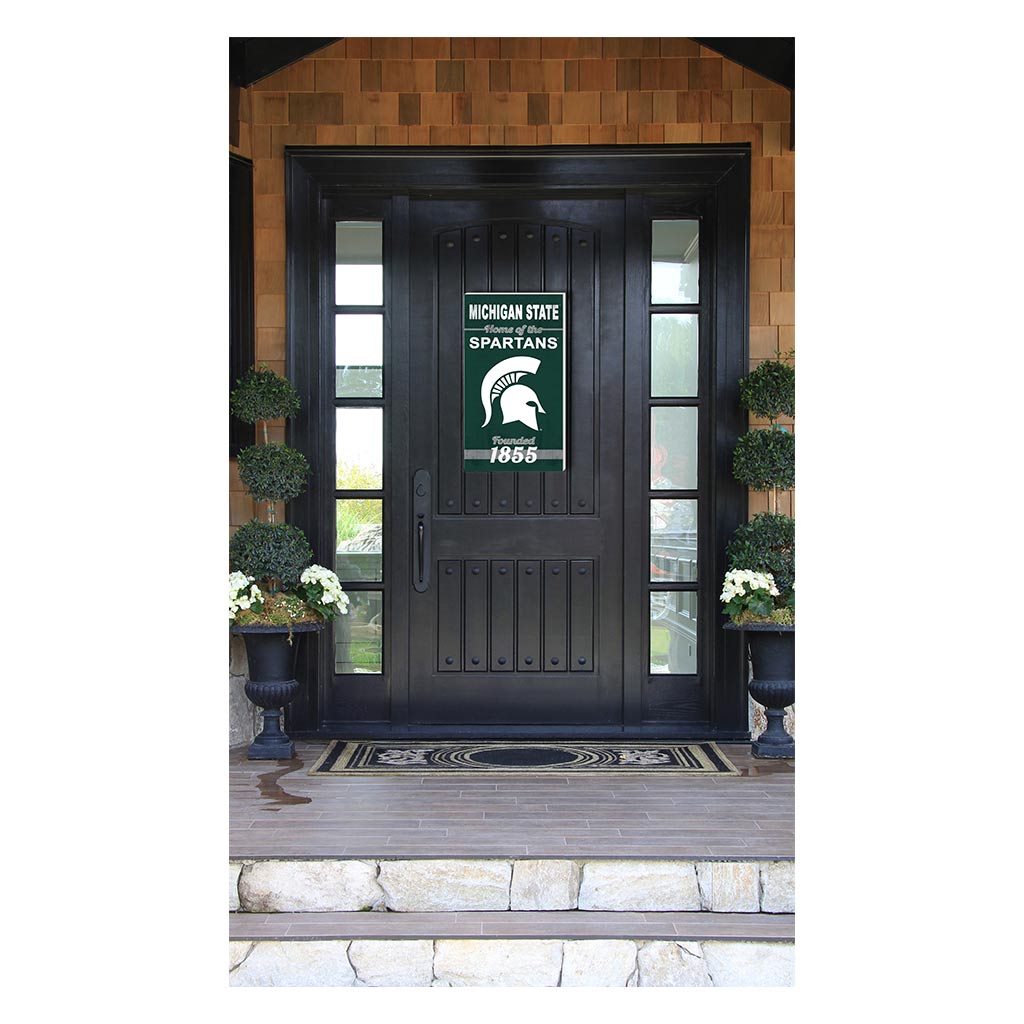 11x20 Indoor Outdoor Sign Home of the Michigan State Spartans