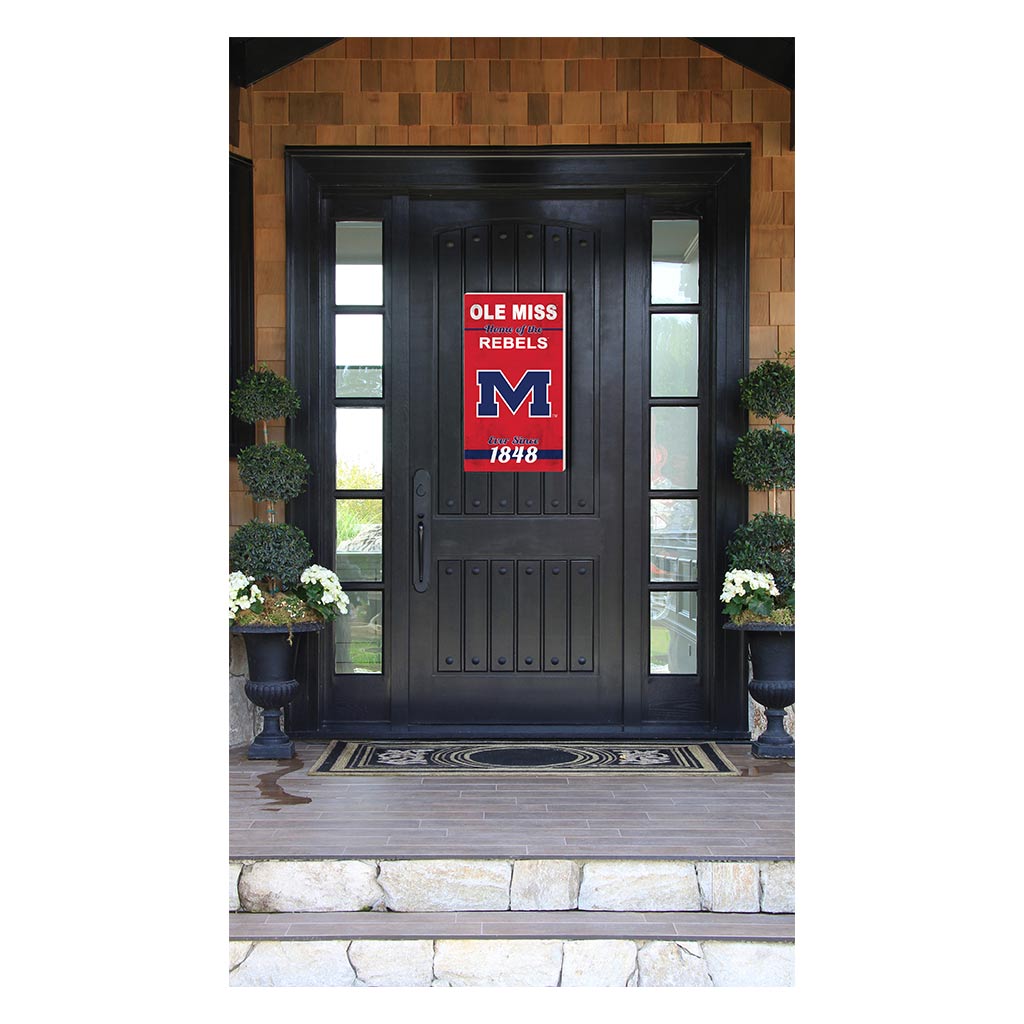 11x20 Indoor Outdoor Sign Home of the Mississippi Rebels