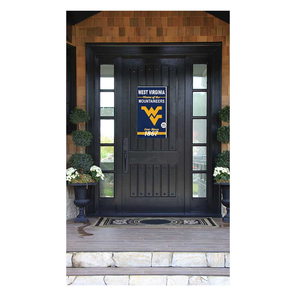 11x20 Indoor Outdoor Sign Home of the West Virginia Mountaineers