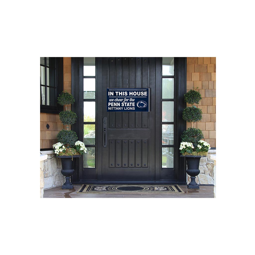 20x11 Indoor Outdoor Sign In This House Penn State Nittany Lions