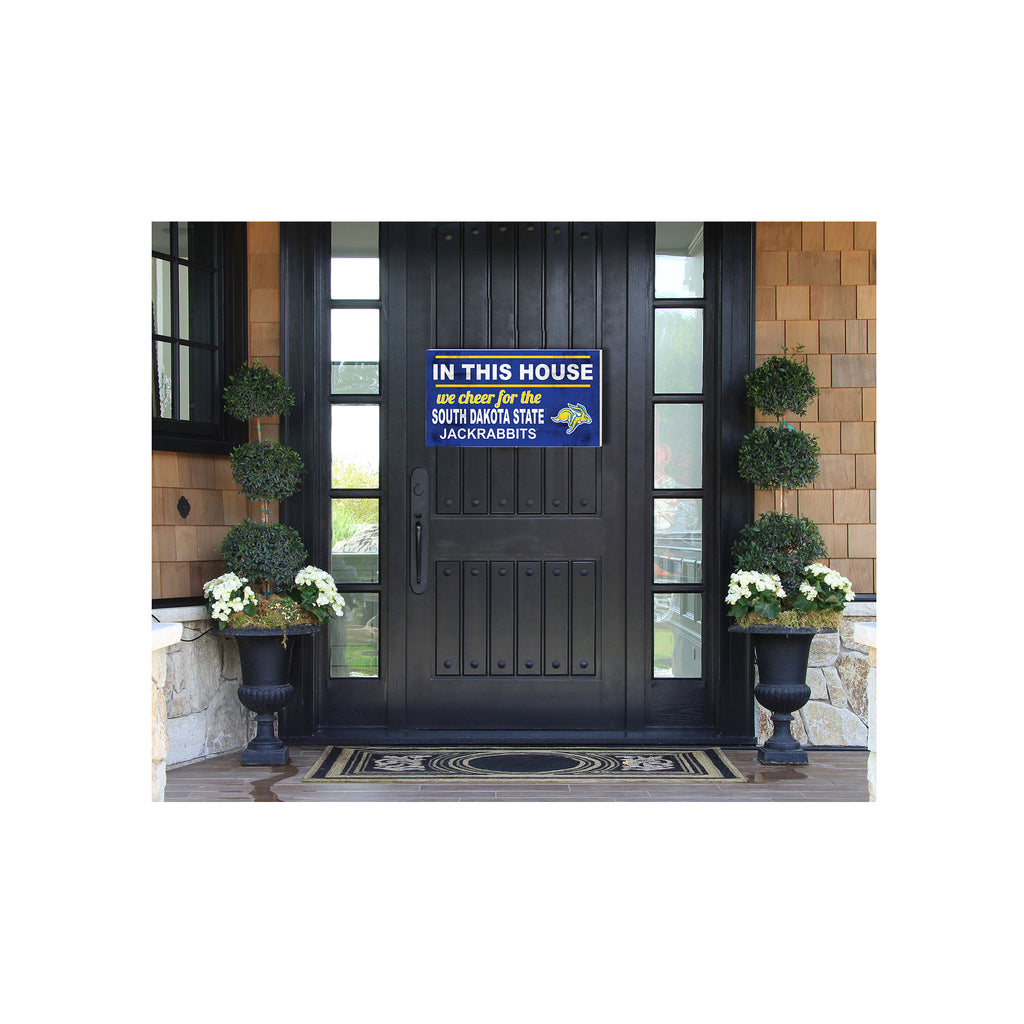 20x11 Indoor Outdoor Sign In This House South Dakota State University Jackrabbits