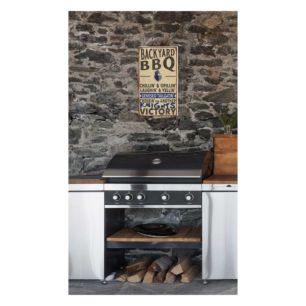 11x20 Indoor Outdoor BBQ Sign Geneseo State University Knights