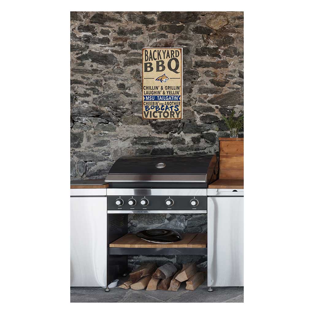 11x20 Indoor Outdoor BBQ Sign Sign Montana State Fighting Bobcats