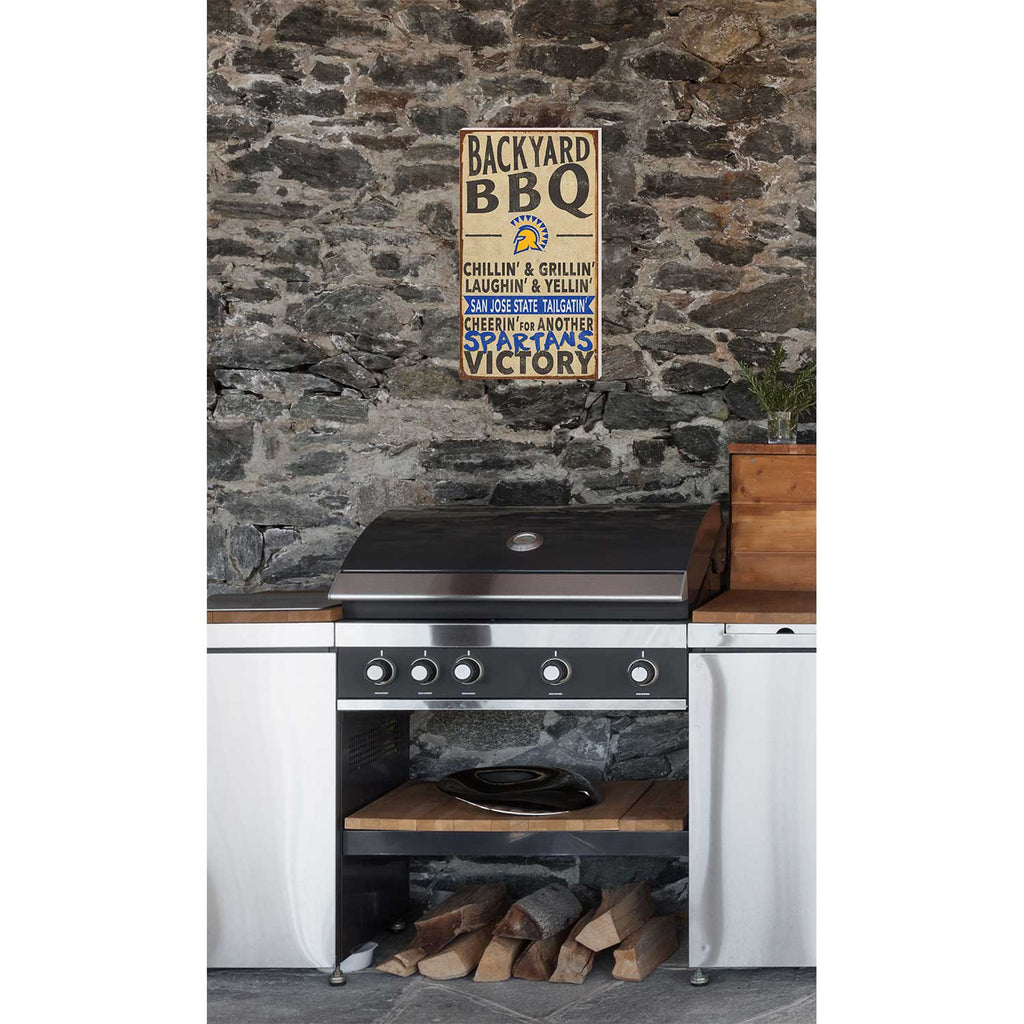 11x20 Indoor Outdoor BBQ Sign San Jose State Spartans