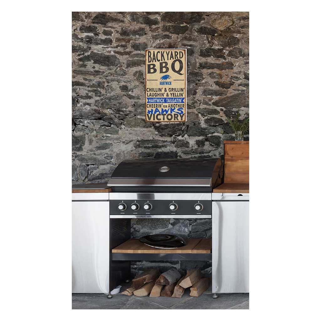 11x20 Indoor Outdoor BBQ Sign Hartwick College HAWKS