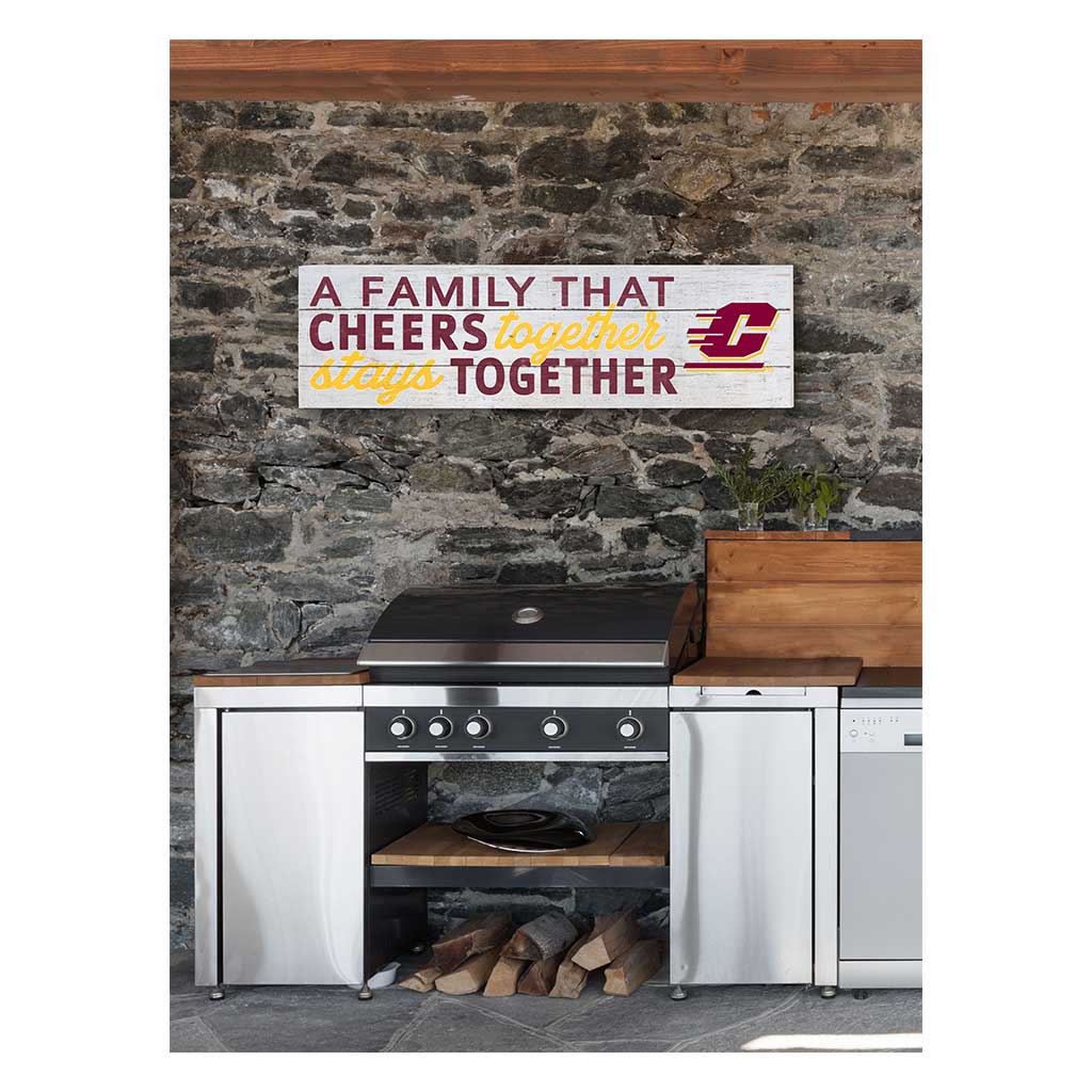 35x10 Indoor Outdoor Sign A Family That Cheers Central Michigan Chippewas