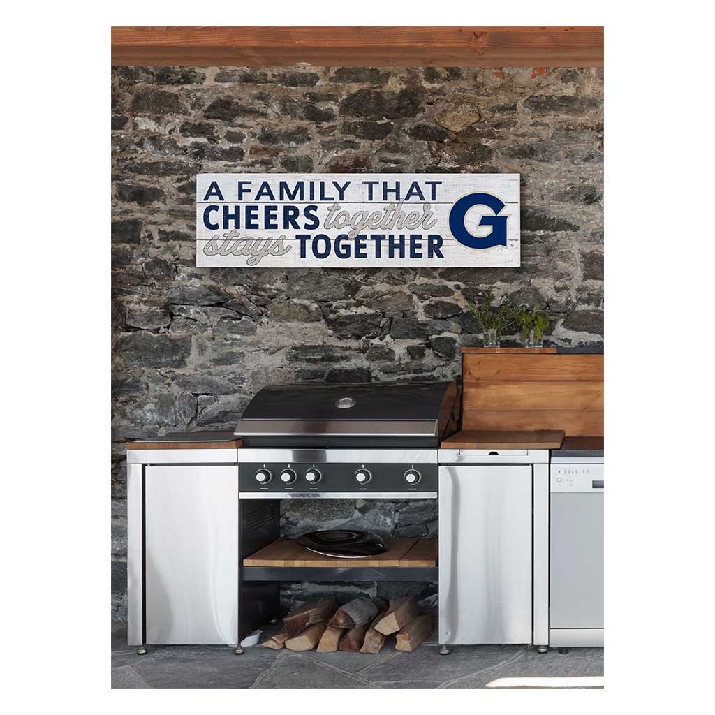 35x10 Indoor Outdoor Sign A Family That Cheers Georgetown Hoyas