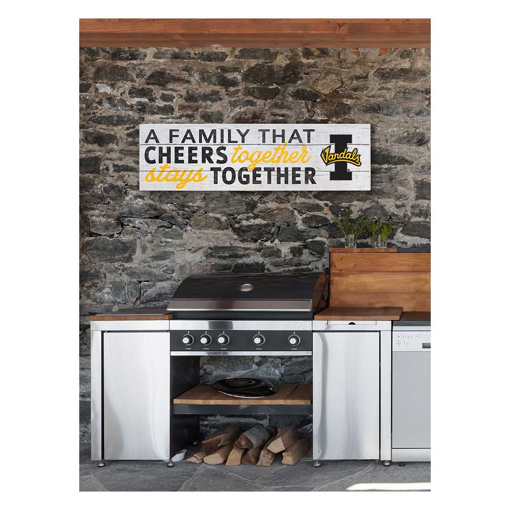 35x10 Indoor Outdoor Sign A Family That Cheers Idaho Vandals