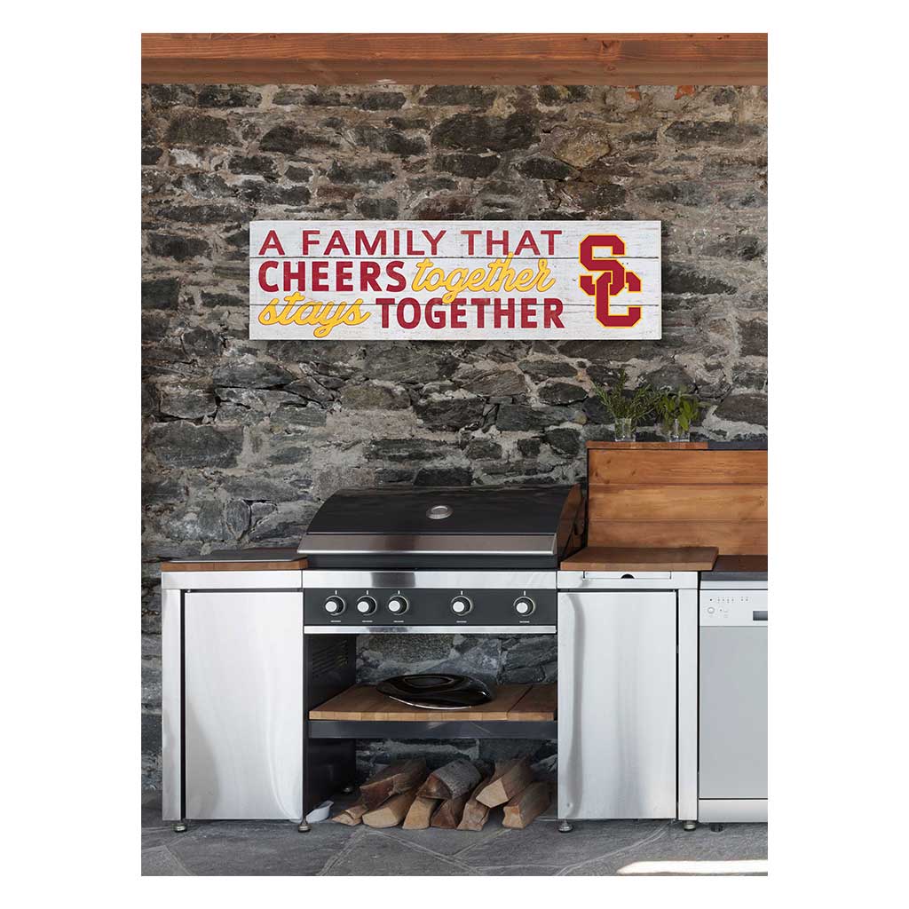 35x10 Indoor Outdoor Sign A Family That Cheers Southern California Trojans