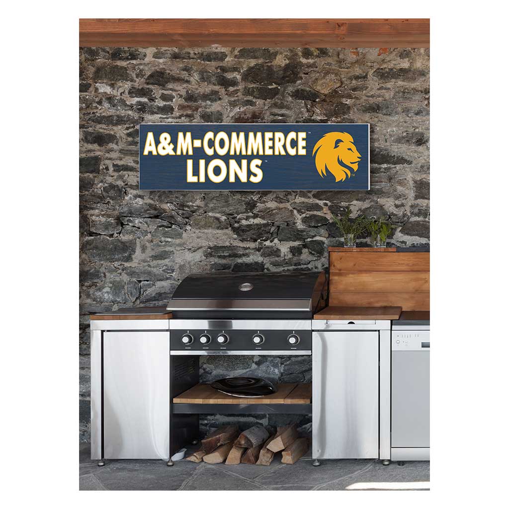 35x10 Indoor Outdoor Sign Colored Logo Texas A&M Commerce