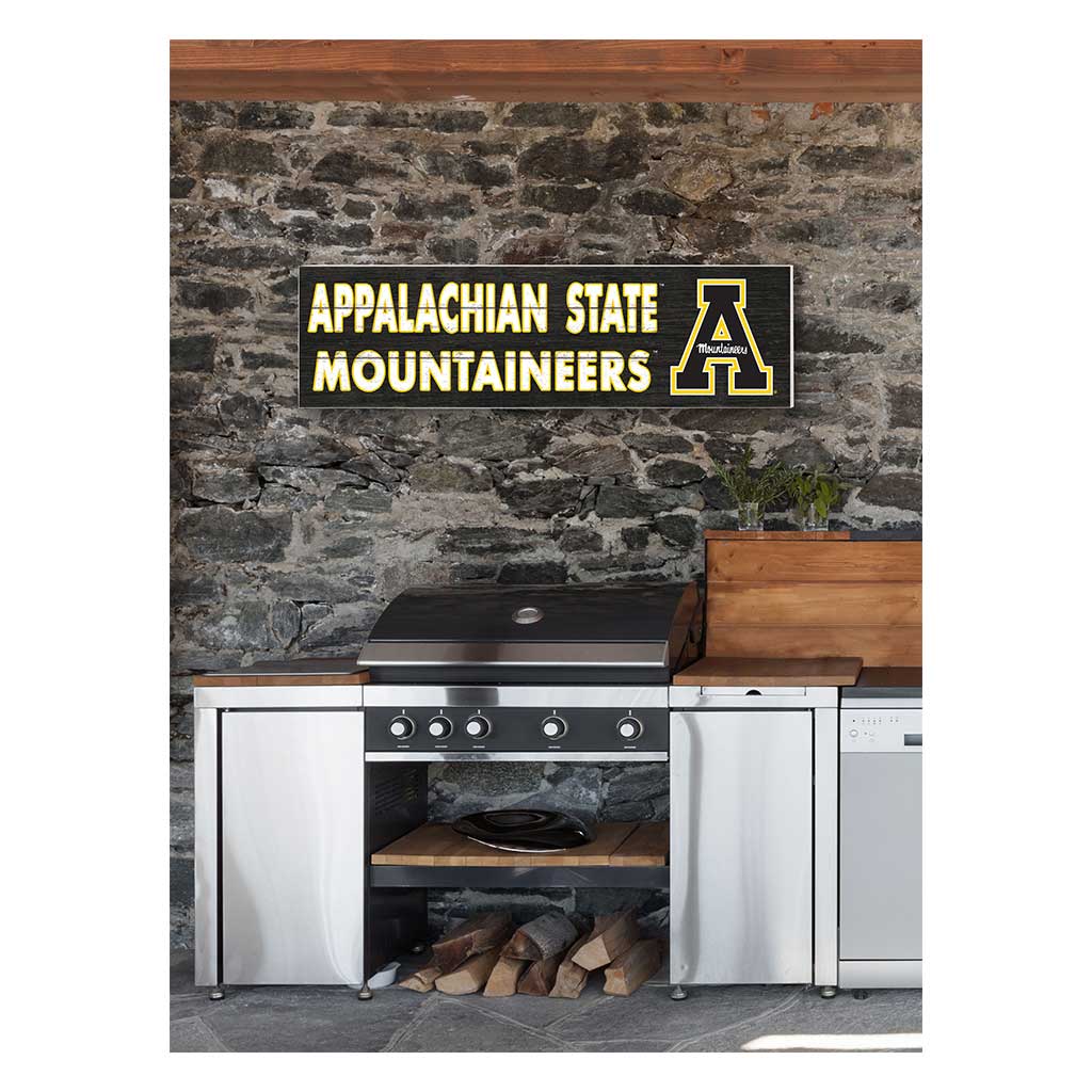 35x10 Indoor Outdoor Sign Colored Logo Appalachian State Mountaineers