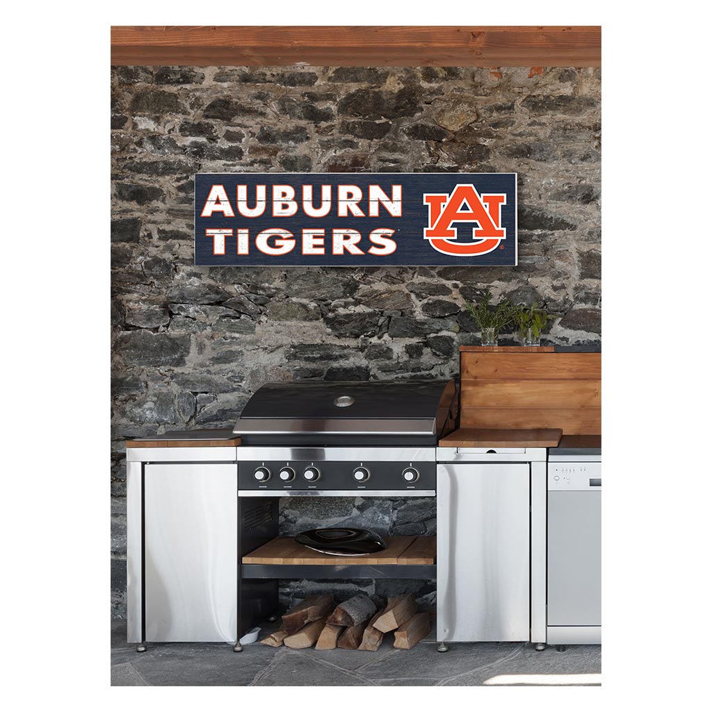 35x10 Indoor Outdoor Sign Colored Logo Auburn Tigers