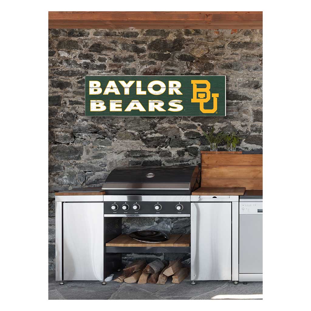 35x10 Indoor Outdoor Sign Colored Logo Baylor Bears