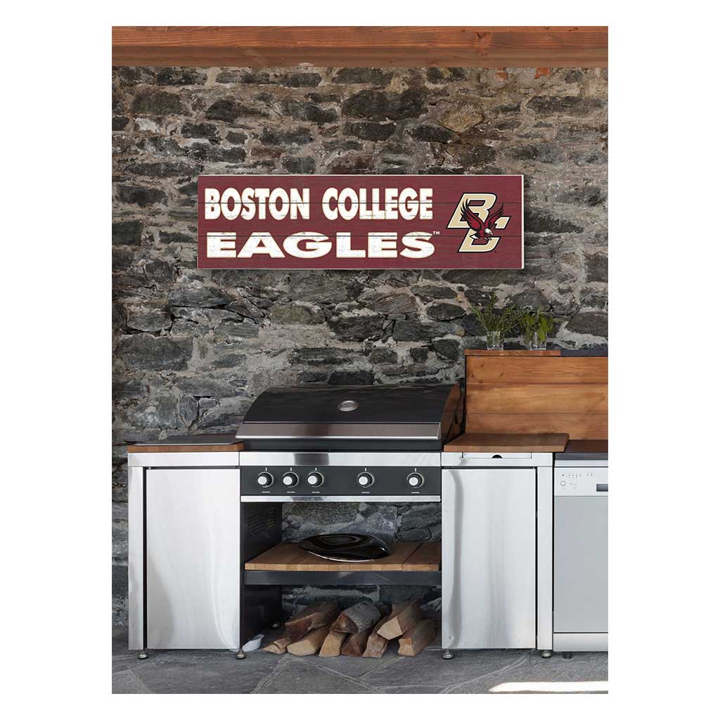 35x10 Indoor Outdoor Sign Colored Logo Boston College Eagles