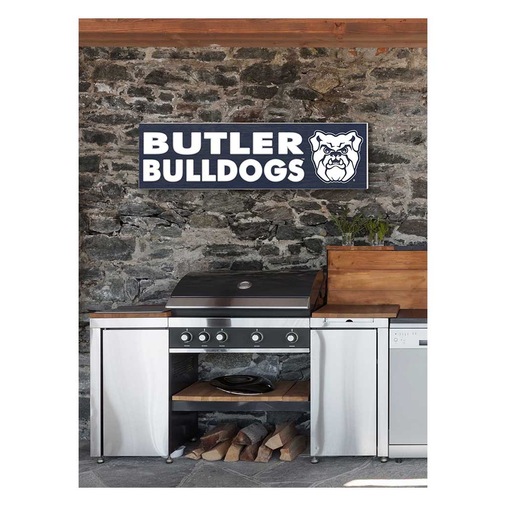 35x10 Indoor Outdoor Sign Colored Logo Butler Bulldogs