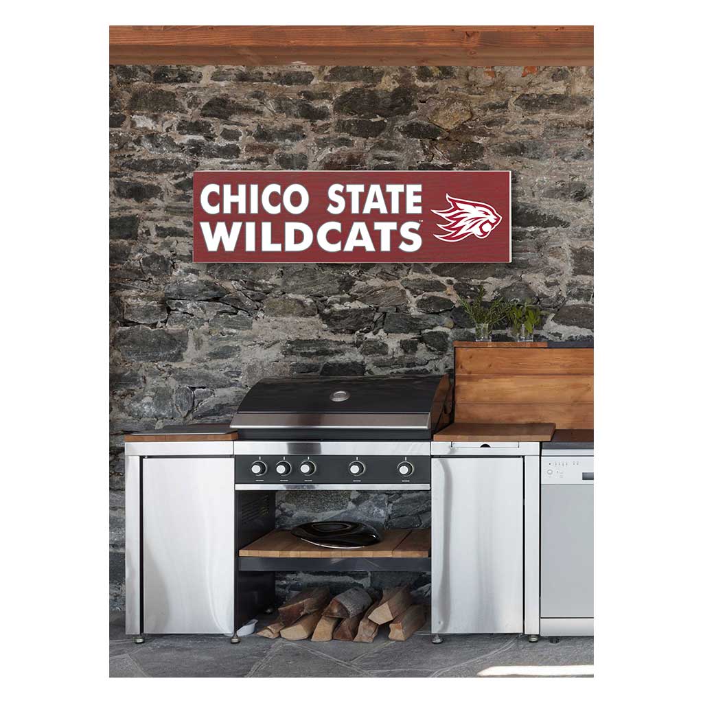 35x10 Indoor Outdoor Sign Colored Logo California State University - Chico Wildcats