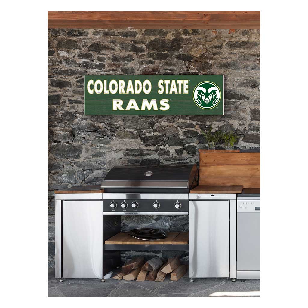 35x10 Indoor Outdoor Sign Colored Logo Colorado State-Ft. Collins Rams