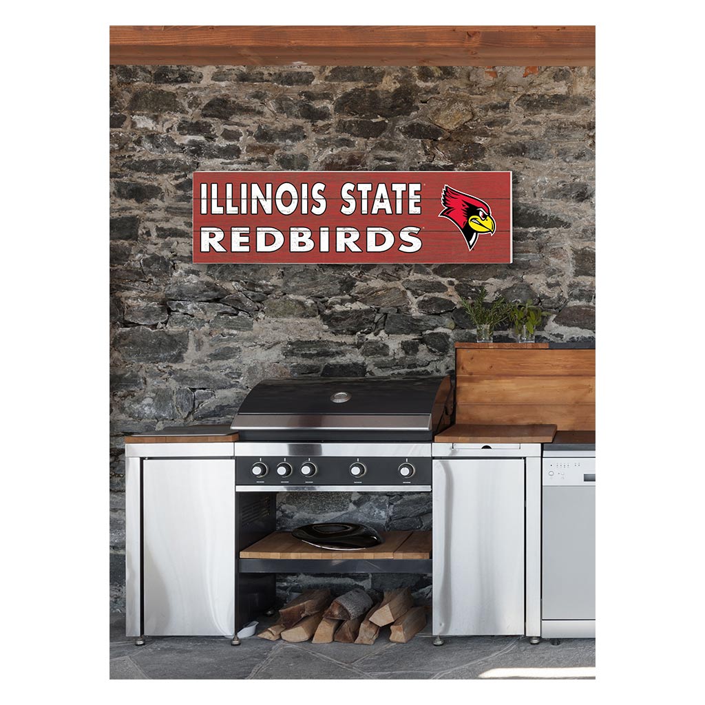 35x10 Indoor Outdoor Sign Colored Logo Illinois State Redbirds