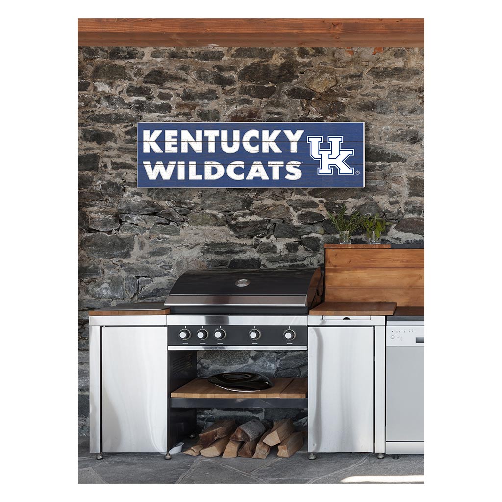 35x10 Indoor Outdoor Sign Colored Logo Kentucky Wildcats