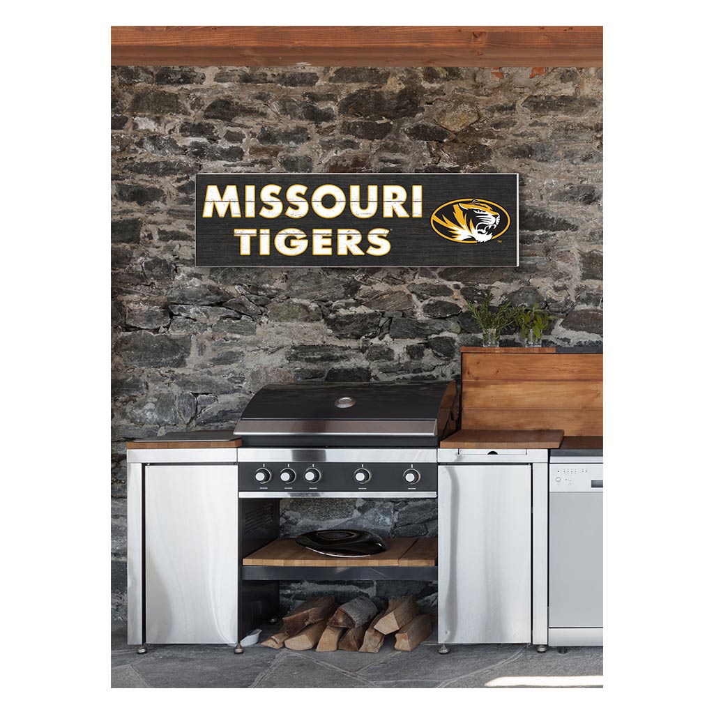 35x10 Indoor Outdoor Sign Colored Logo Missouri Tigers