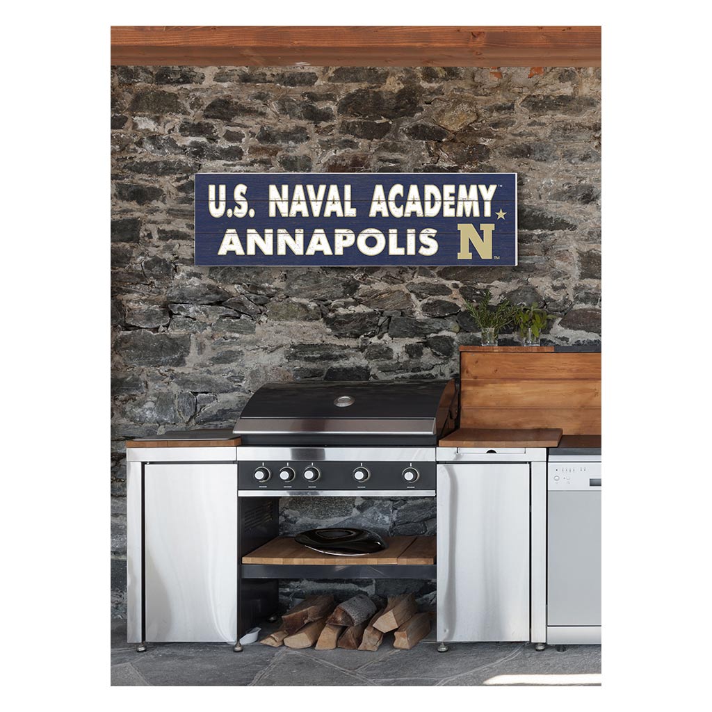 35x10 Indoor Outdoor Sign Colored Logo Naval Academy - Special